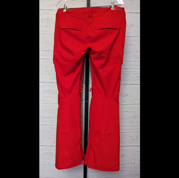 Burton Gloria Tomato Red Ski Snowboard Pants - Picture 6 of 9